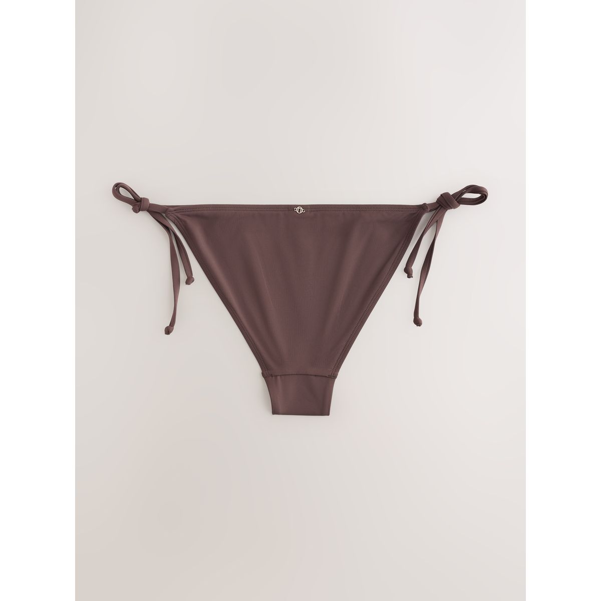 Bas de bikini fantaisie noué sur les côtés marron chocolat, NEXT