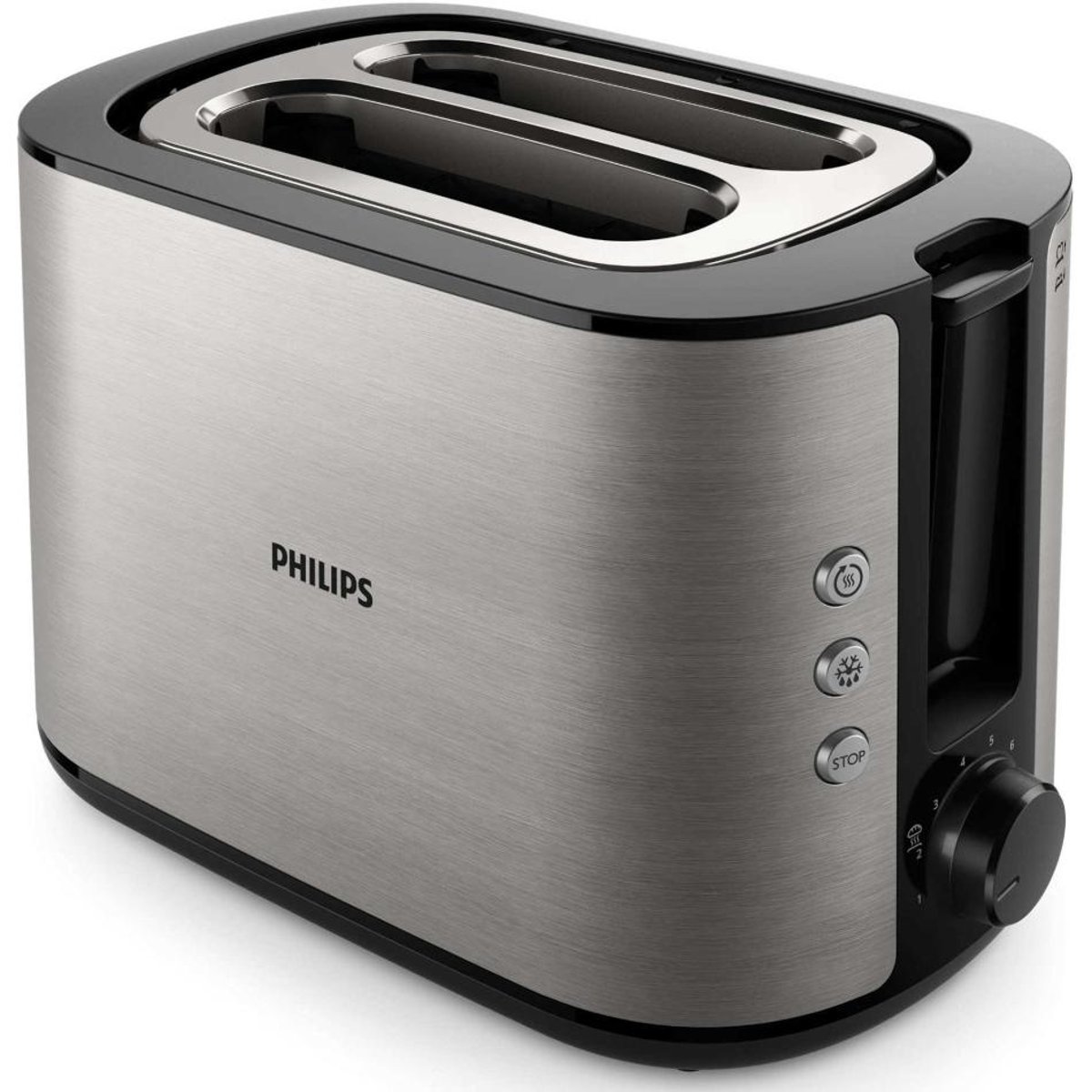 Grille-pain HD2650/90 Toaster Métal, 2 fentes, 950W inox, PHILIPS