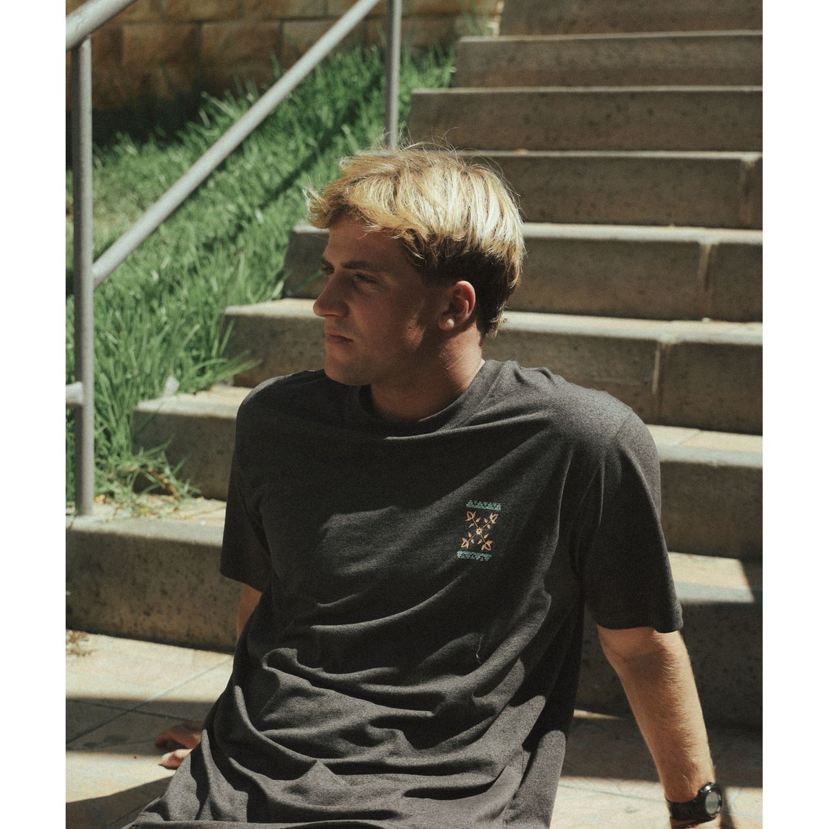 Tee-shirt manches courtes FOLK black, OXBOW