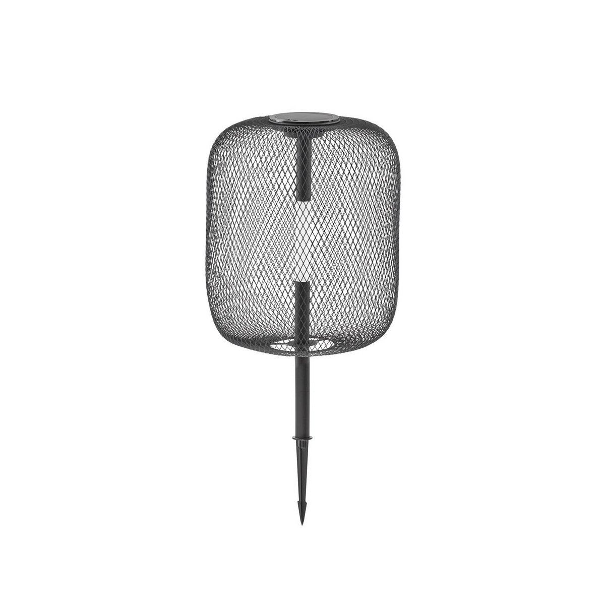 Lampe à planter en métal designLED, Faylen noir, blanc, LUCANDE