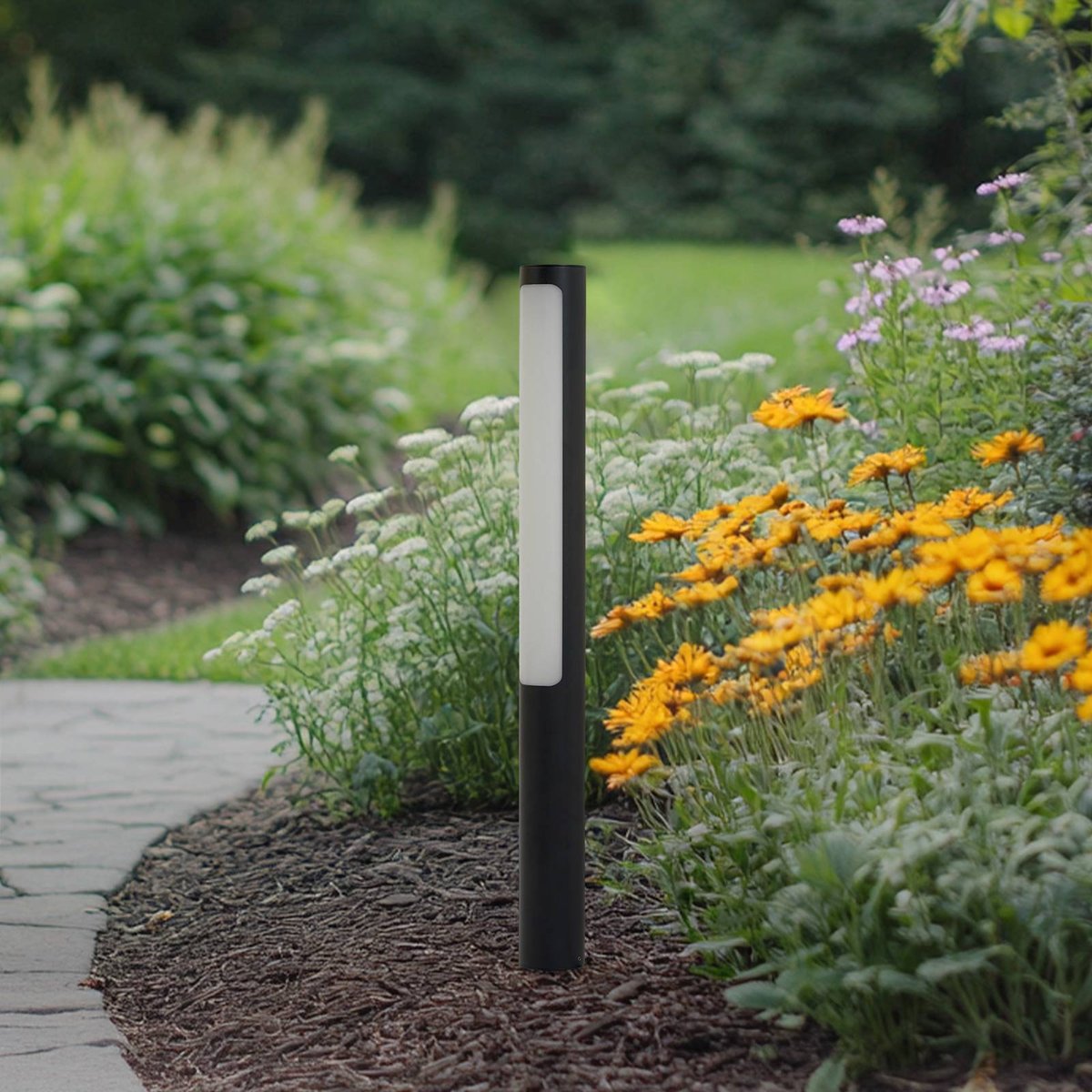 Luminaire extérieur en aluminium moderneLED anthracite, blanc, LUCANDE