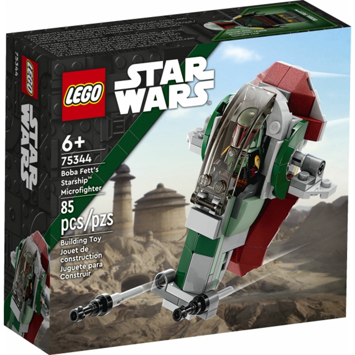 Star Wars Le vaisseau de Boba Fett Microfighter multicolore, LEGO