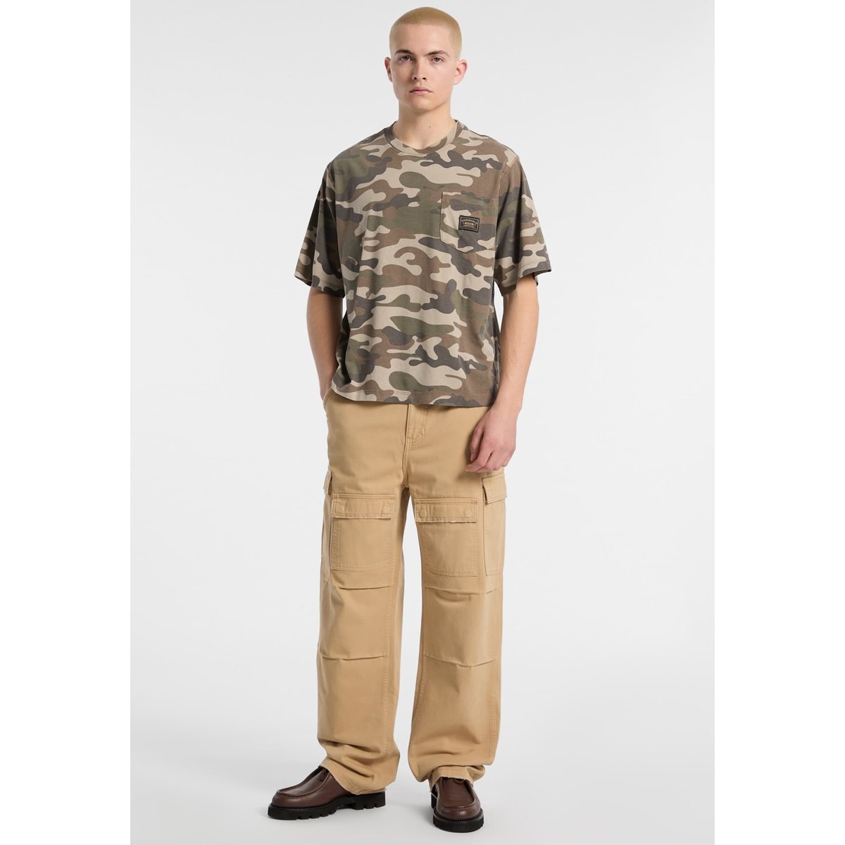 T-Shirt Camouflage camouflage, GUESS