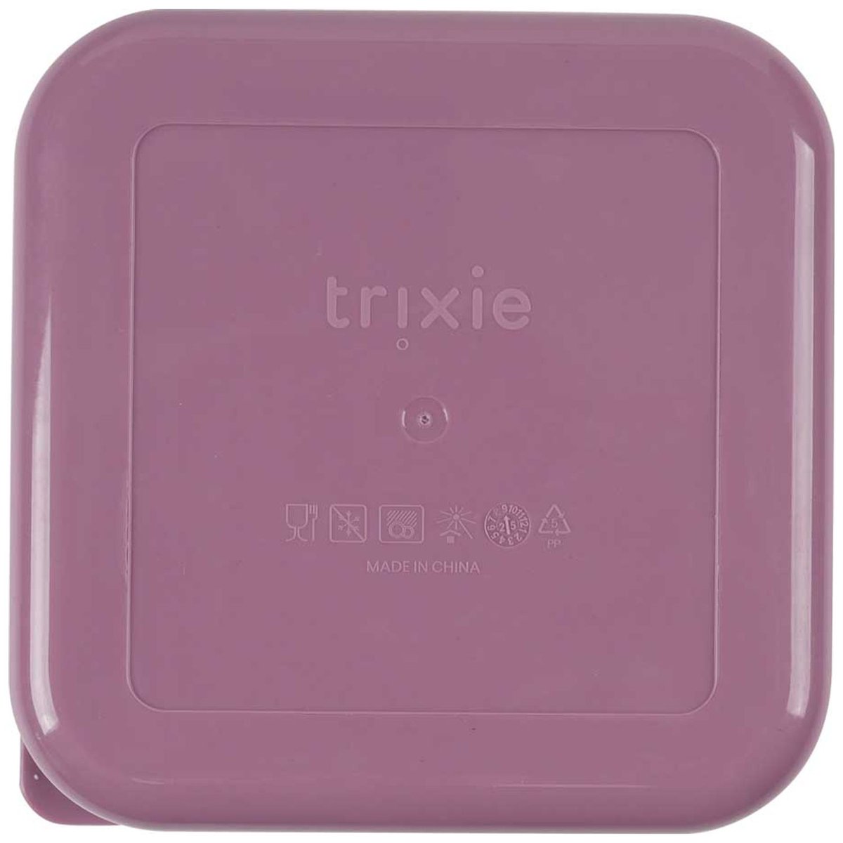 Lot de 3 boîtes à goûter violet, blanc, TRIXIE