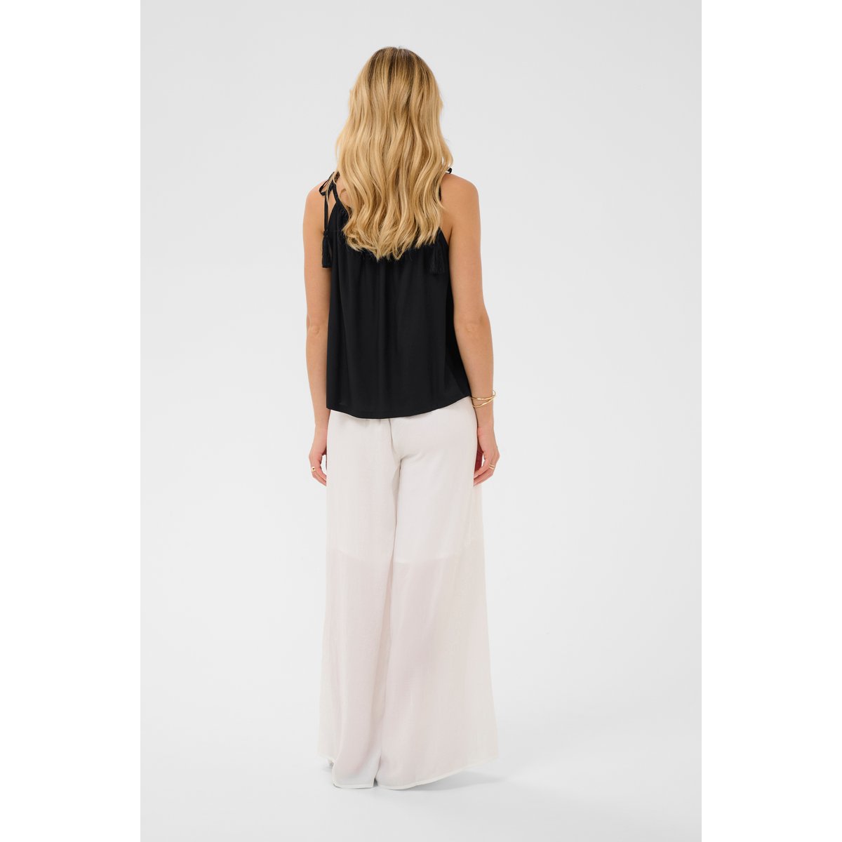 Blouse sans manches noir pitch black, CREAM