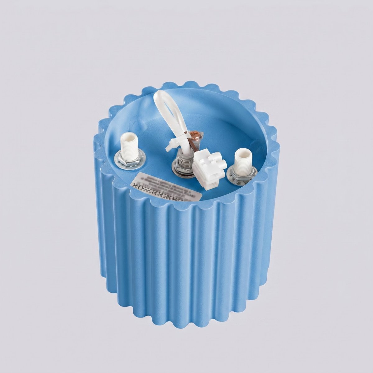 Plafonnier Aluminium Bleu GU10 1 AURA bleu, EDEN