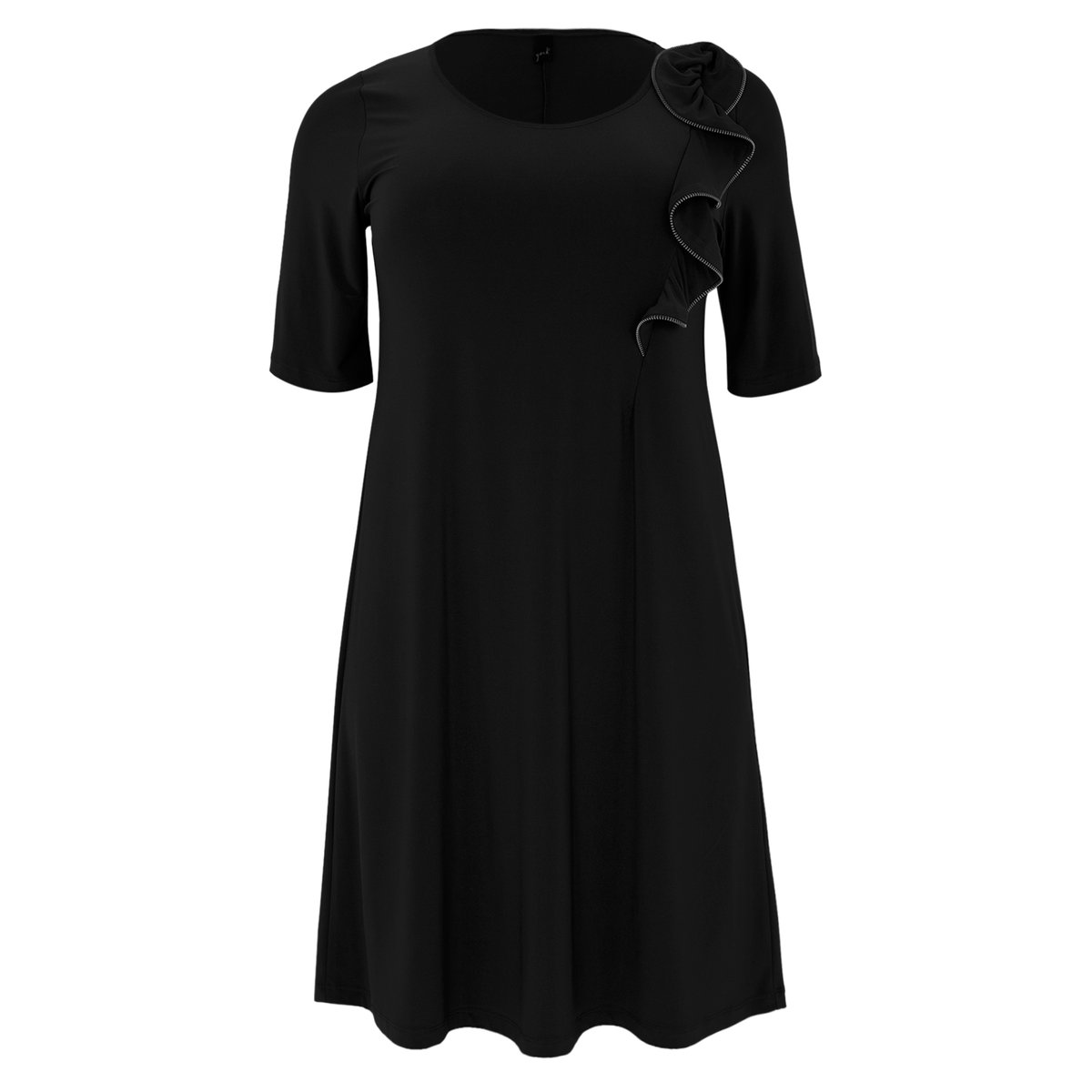 Robe ornements col noir, YOEK