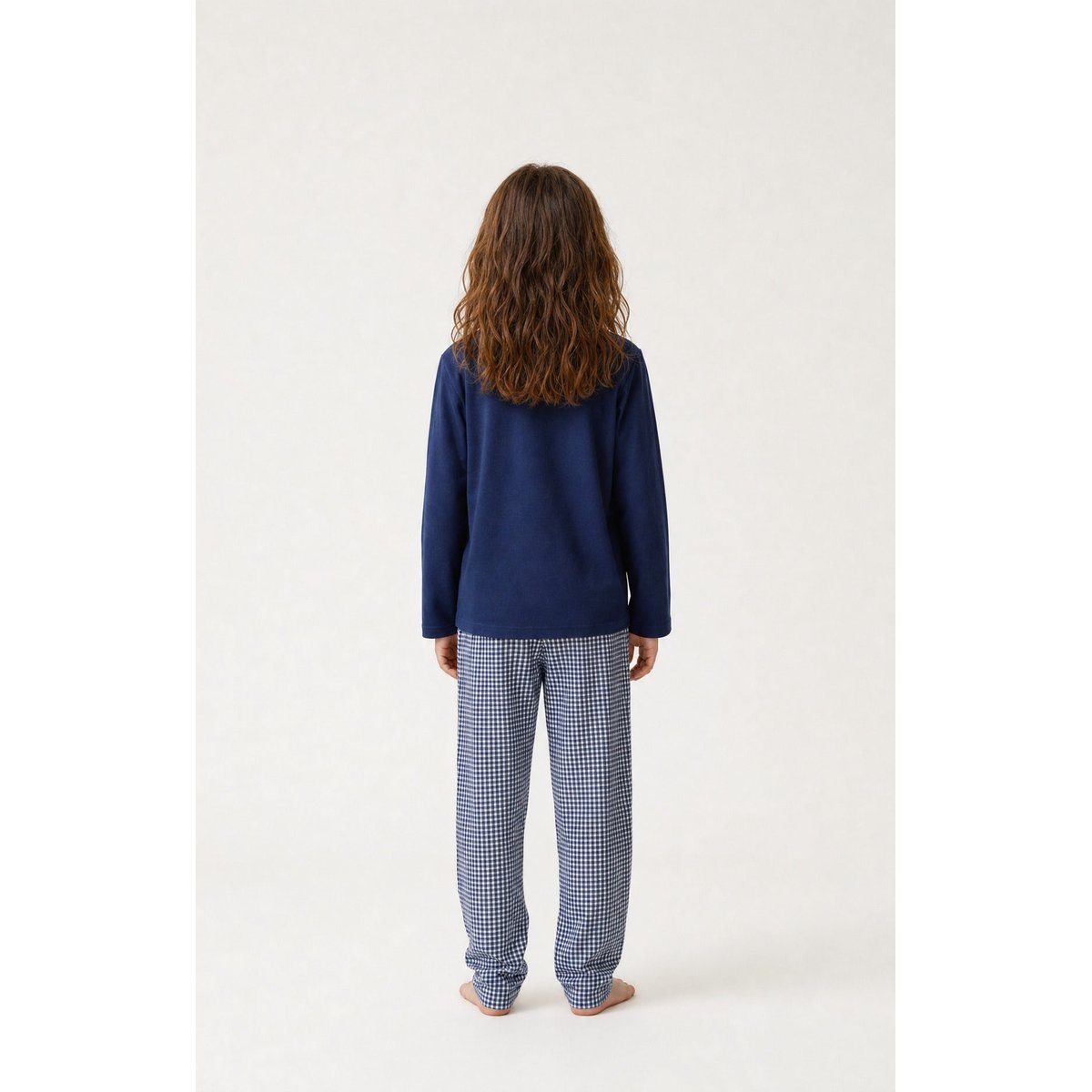 Pyjama enfant en jersey de coton léger imprimé Pilote de lit marine, ARTHUR