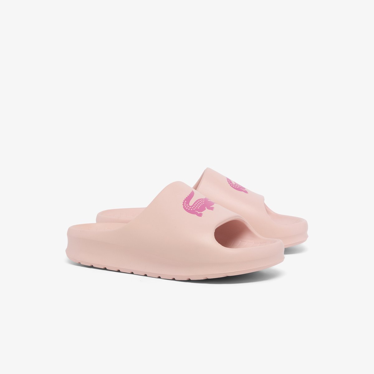 Claquettes Serve Slides 2.0 femme rose-5t8, LACOSTE