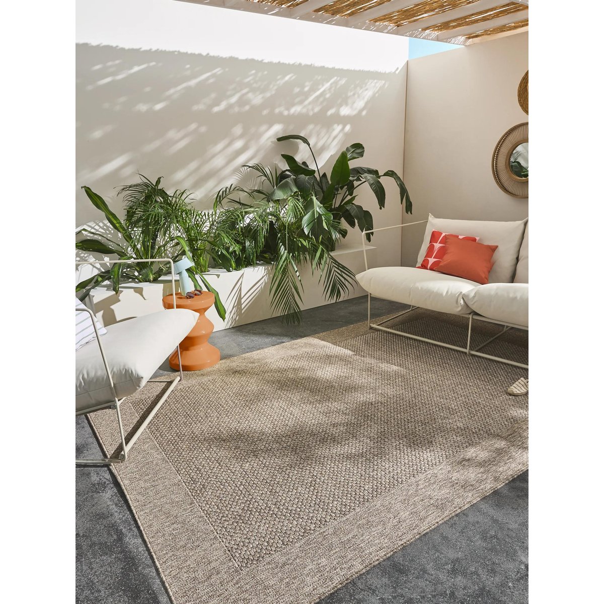 Tapis d'extérieur & intérieur NAOTO beige, BENUTA