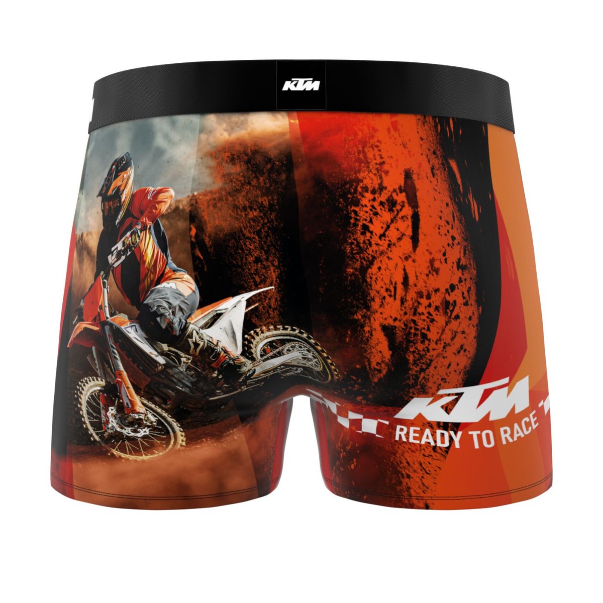 Lot De 3 Boxers Ktm orange/noir/blanc, FREEGUN
