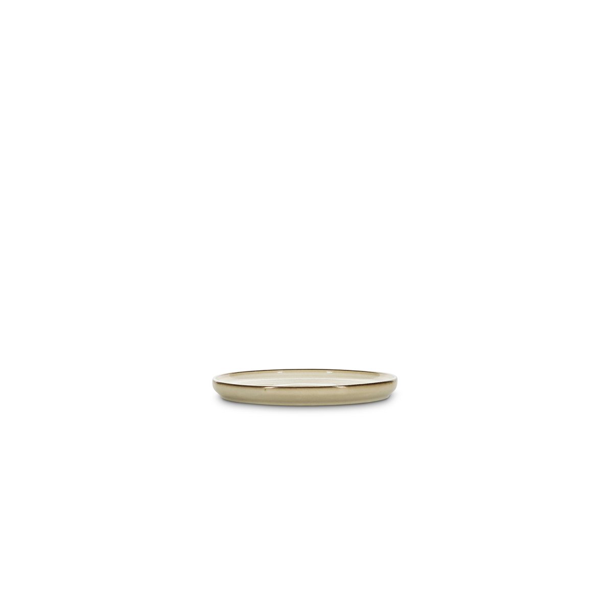 Lot de 4 soucoupes MERIDIAN beige, SALT & PEPPER