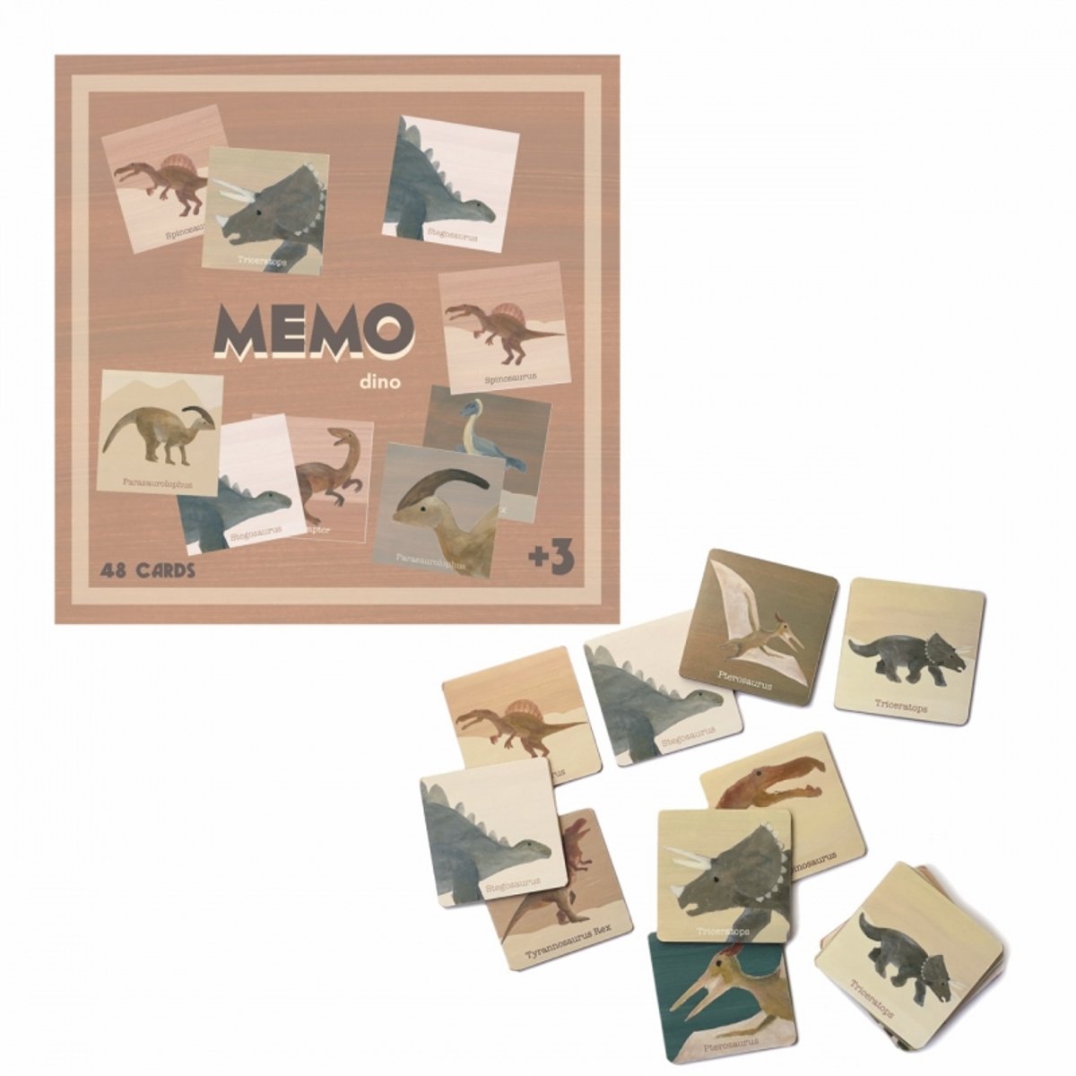 Mémo Dino beige, EGMONT TOYS