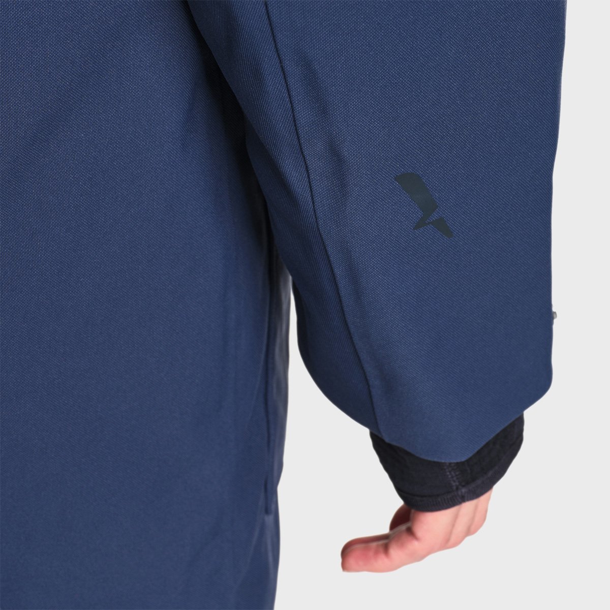 Longue parka d'hiver à poches multiples MTD bleu marine, AIGLE