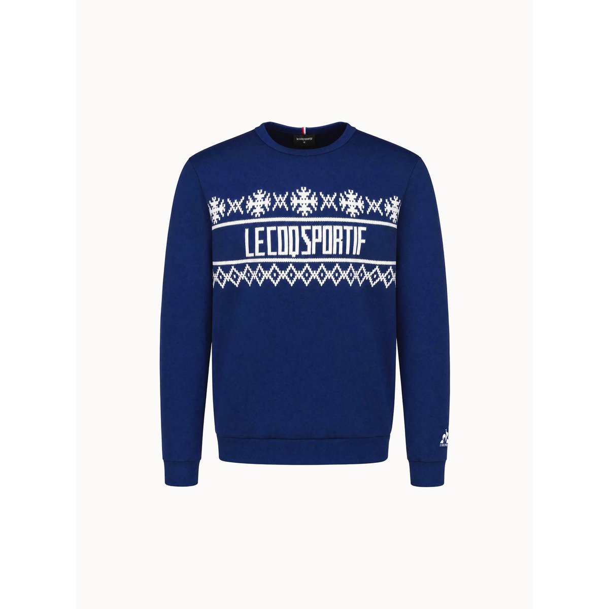 Sweat col rond NOEL bleu, LE COQ SPORTIF