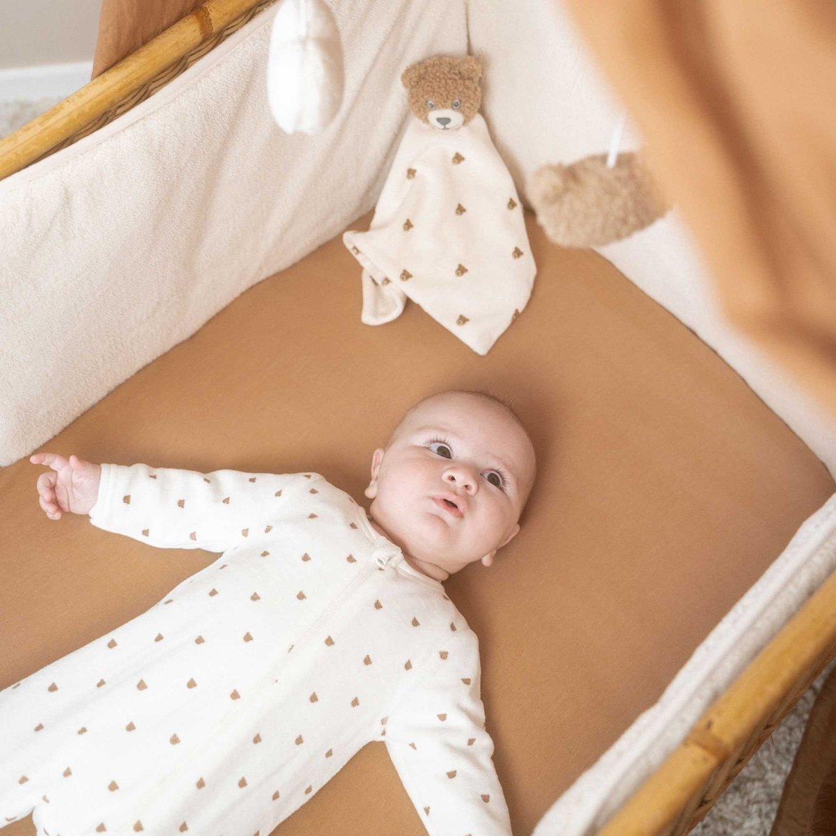 Pyjama bébé en coton - Tête d'ourson crudo, TROIS KILOS SEPT