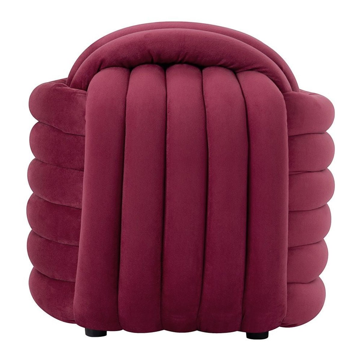 Pouf noeud velours bordeaux, ZAGO