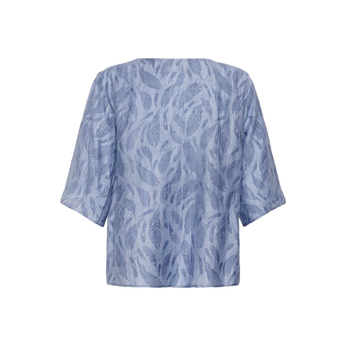Blouse à manches longues bleu stonewash, CREAM