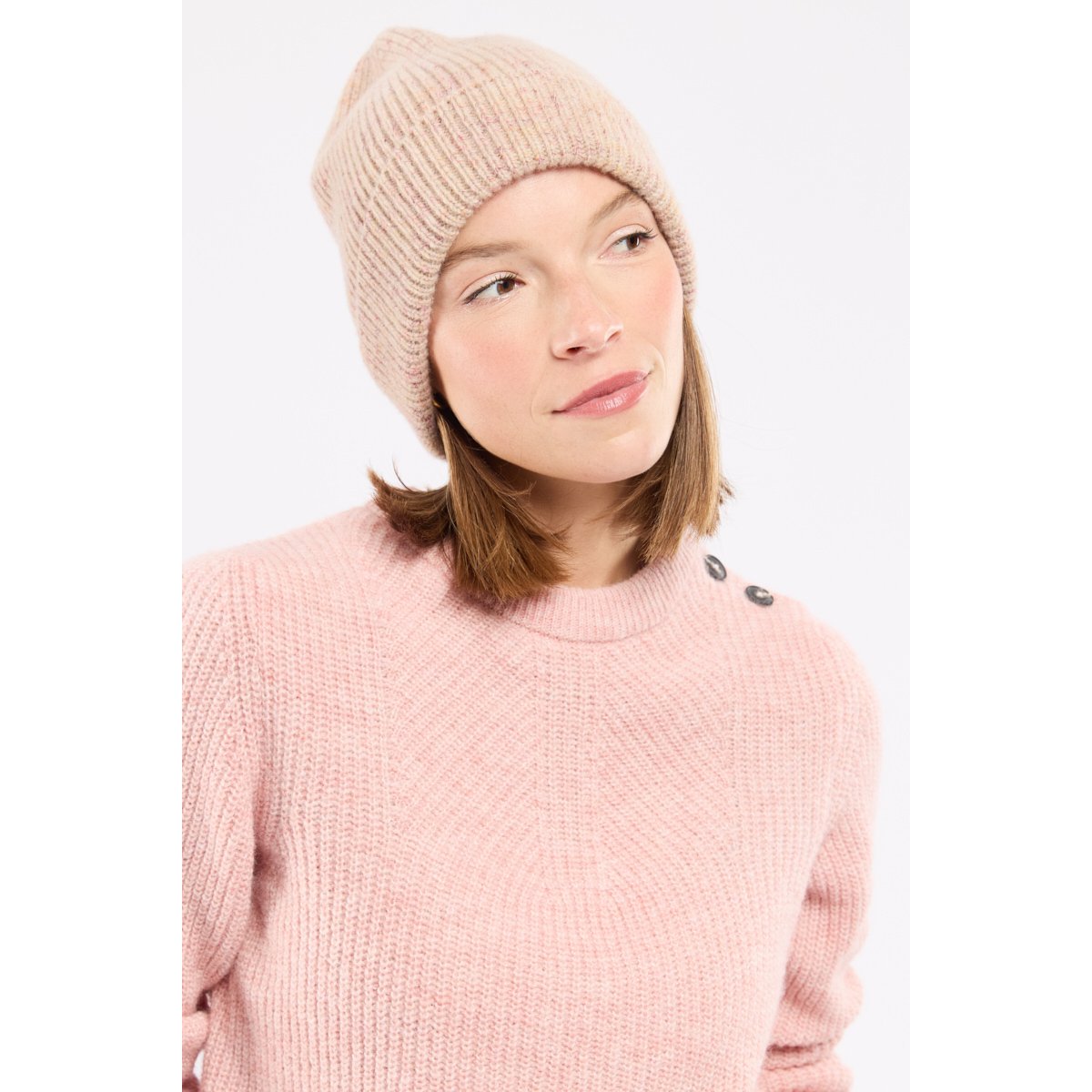 Pull maille perlée - alpaga et laine body, ARMOR-LUX