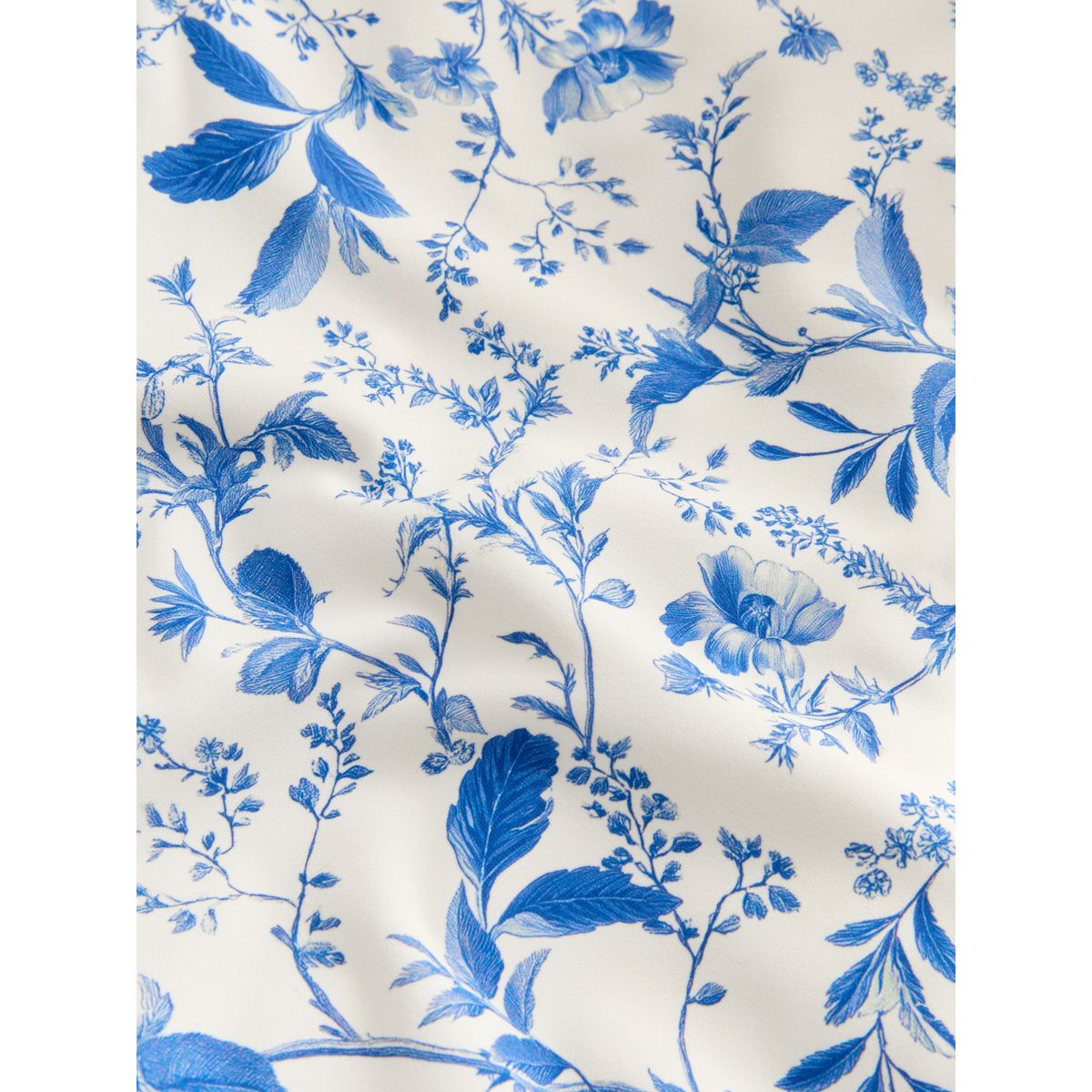 Bas bikini taille haute volants crème/bleu à petits motifs floraux, NEXT