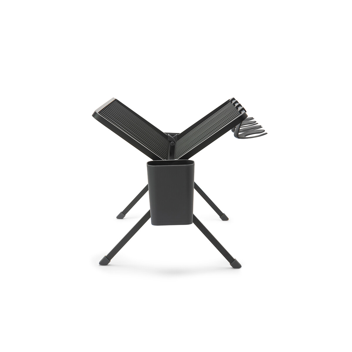 Foldable Dish Rack, Large dark grey, BRABANTIA