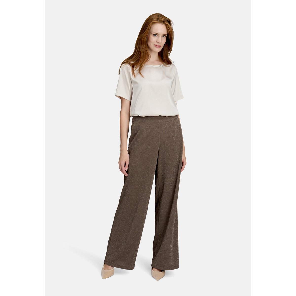Pantalon Marlene au look scintillant falcon, BETTY BARCLAY