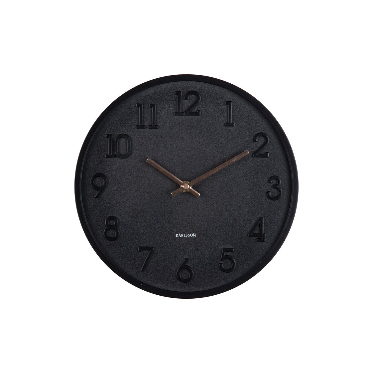 Horloge Murale Polypropylène CALMA noir, KARLSSON