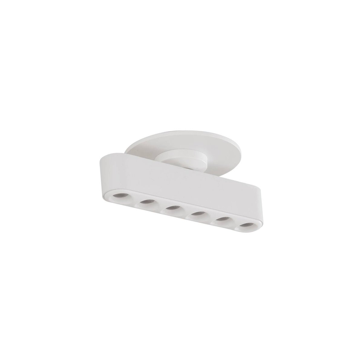 Plafonnier en aluminium moderneLED, Eldrin blanc, LINDBY