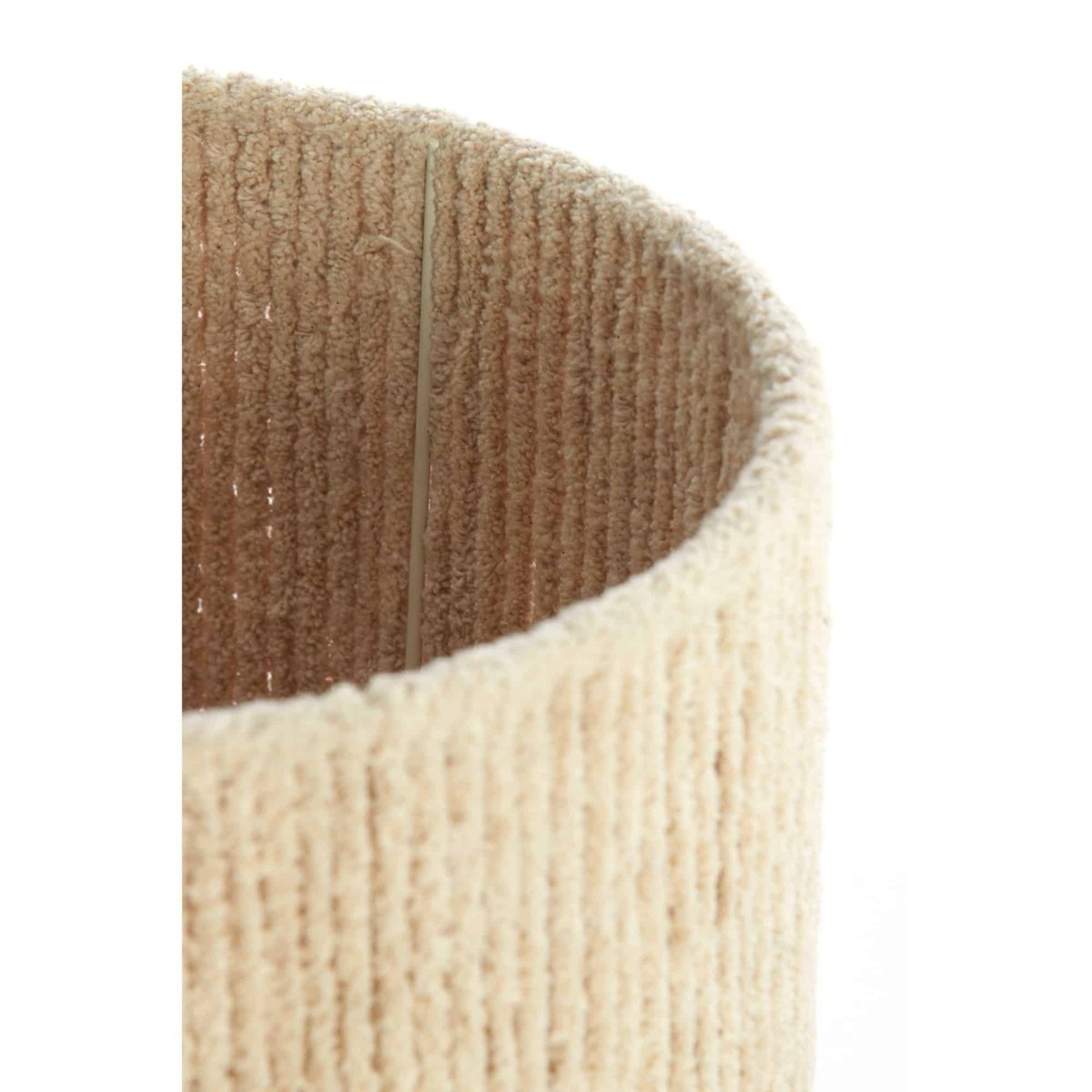 Abat-Jour Textiles MEDANA crème, LIGHT & LIVING