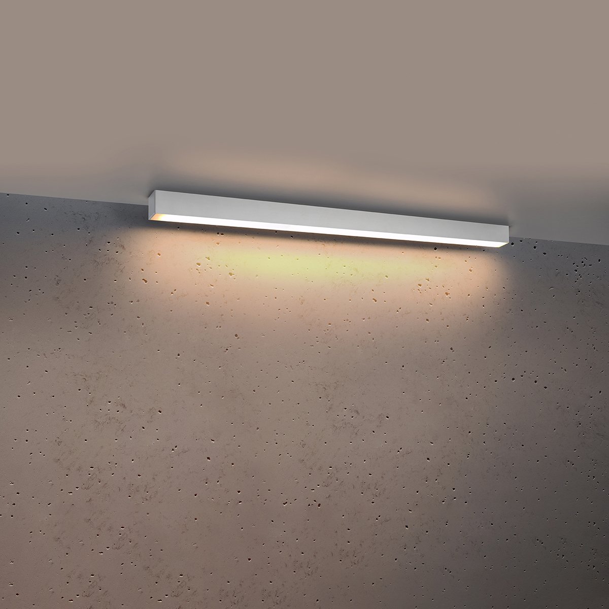 Plafonnier Aluminium Blanc LED 1 Pinne blanc, EDEN
