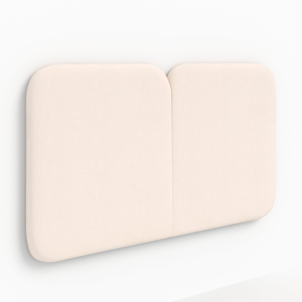 Tête de lit en tissu 160 cm - ETNA blanc, MAISON PAVANE