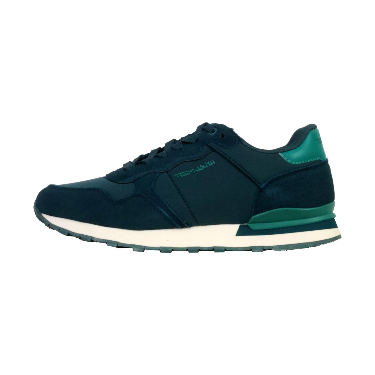 Basket Cuir Teddy Smith vert, TEDDY SMITH