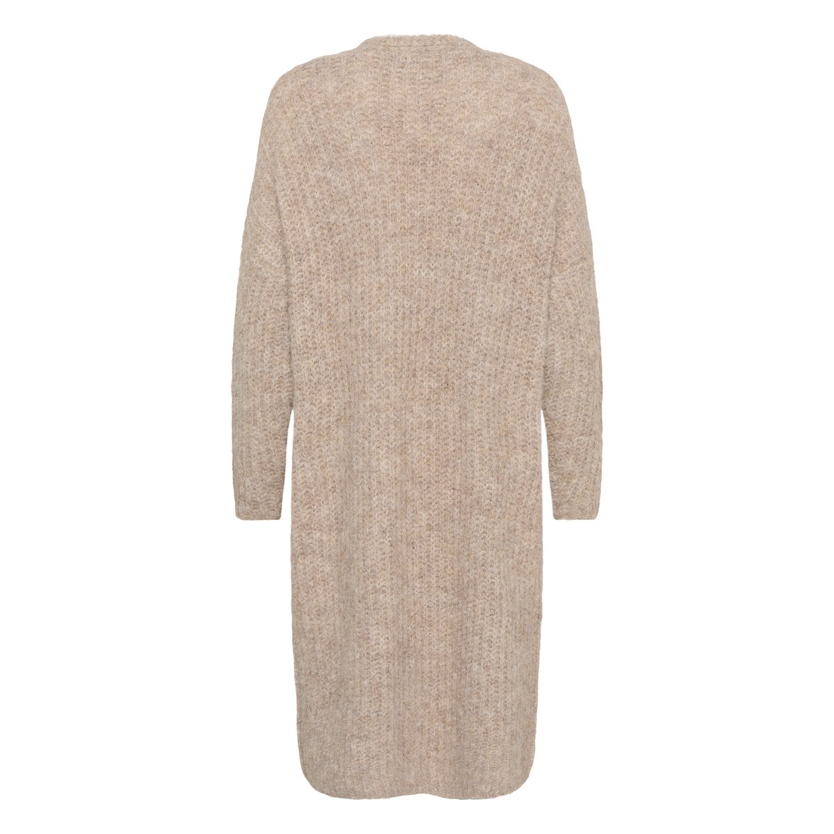 Cardigan à tricot beige normad melange, CULTURE