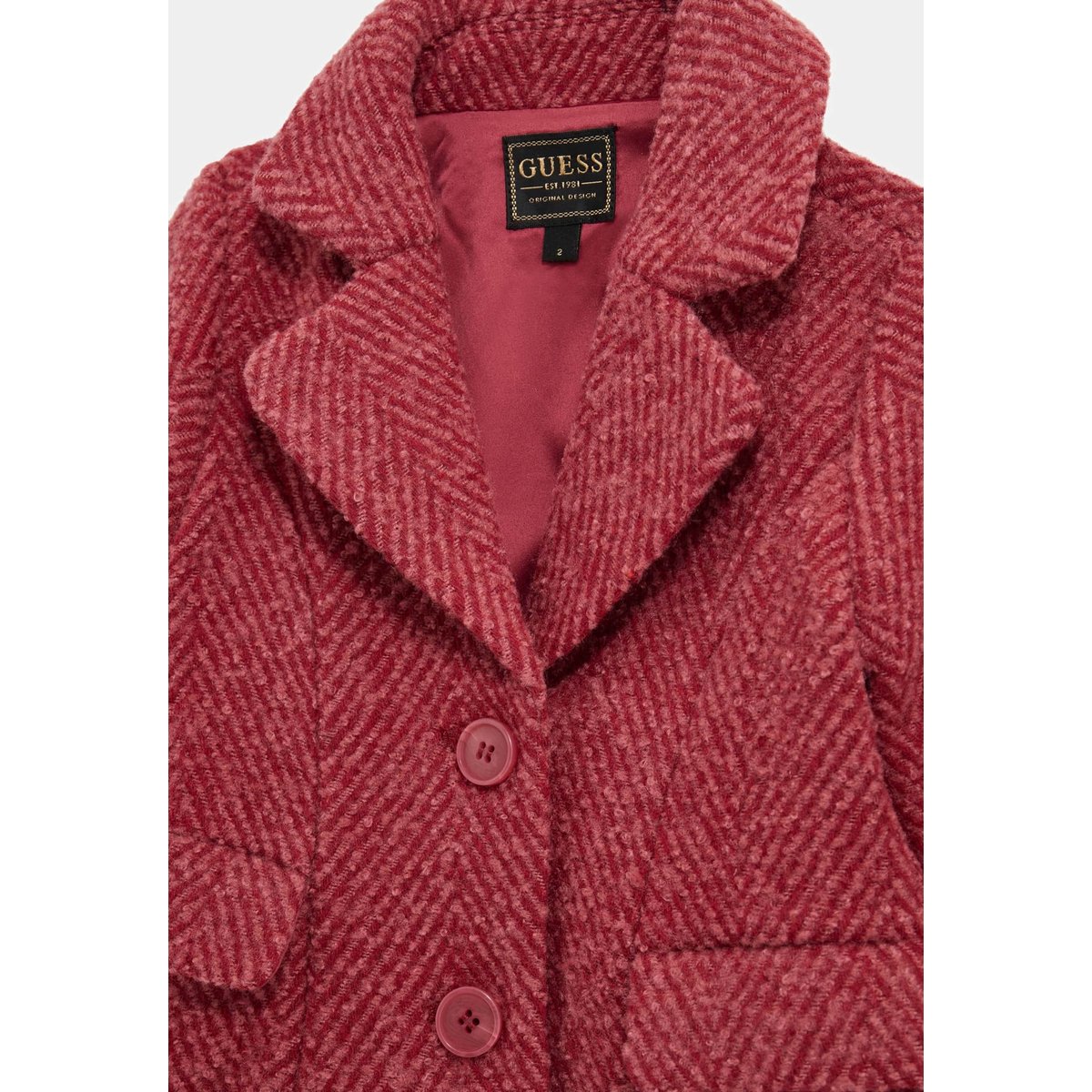 Manteau À Chevrons rouge, GUESS KIDS