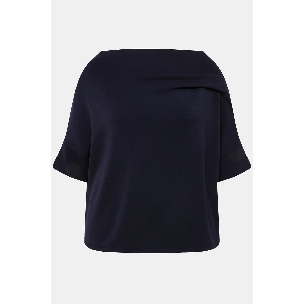 Sweat-shirt oversized à manches courtes marine, ULLA POPKEN