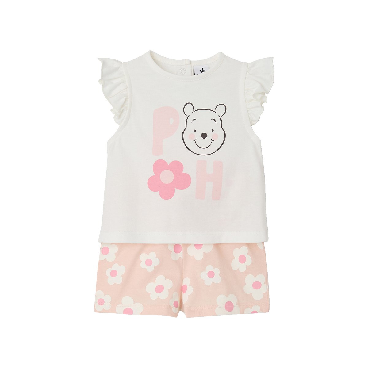 Ensemble bébé Winnie fleurs rose pâle, VERTBAUDET