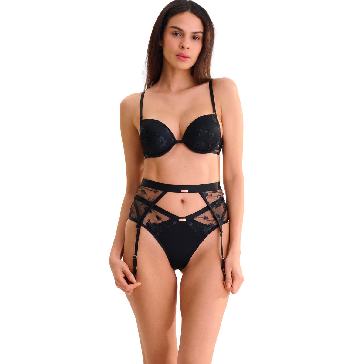 Porte-jarretelles PASSION noir, LISCA