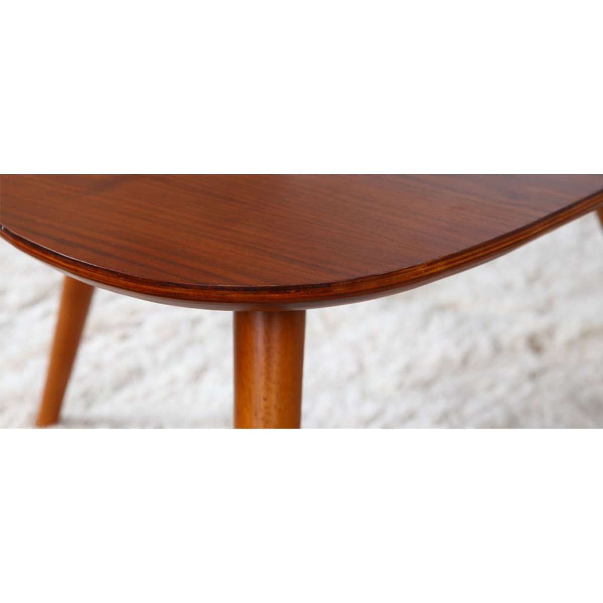 Table basse scandinave bois clair L69 cm ARTIK naturel, MILIBOO