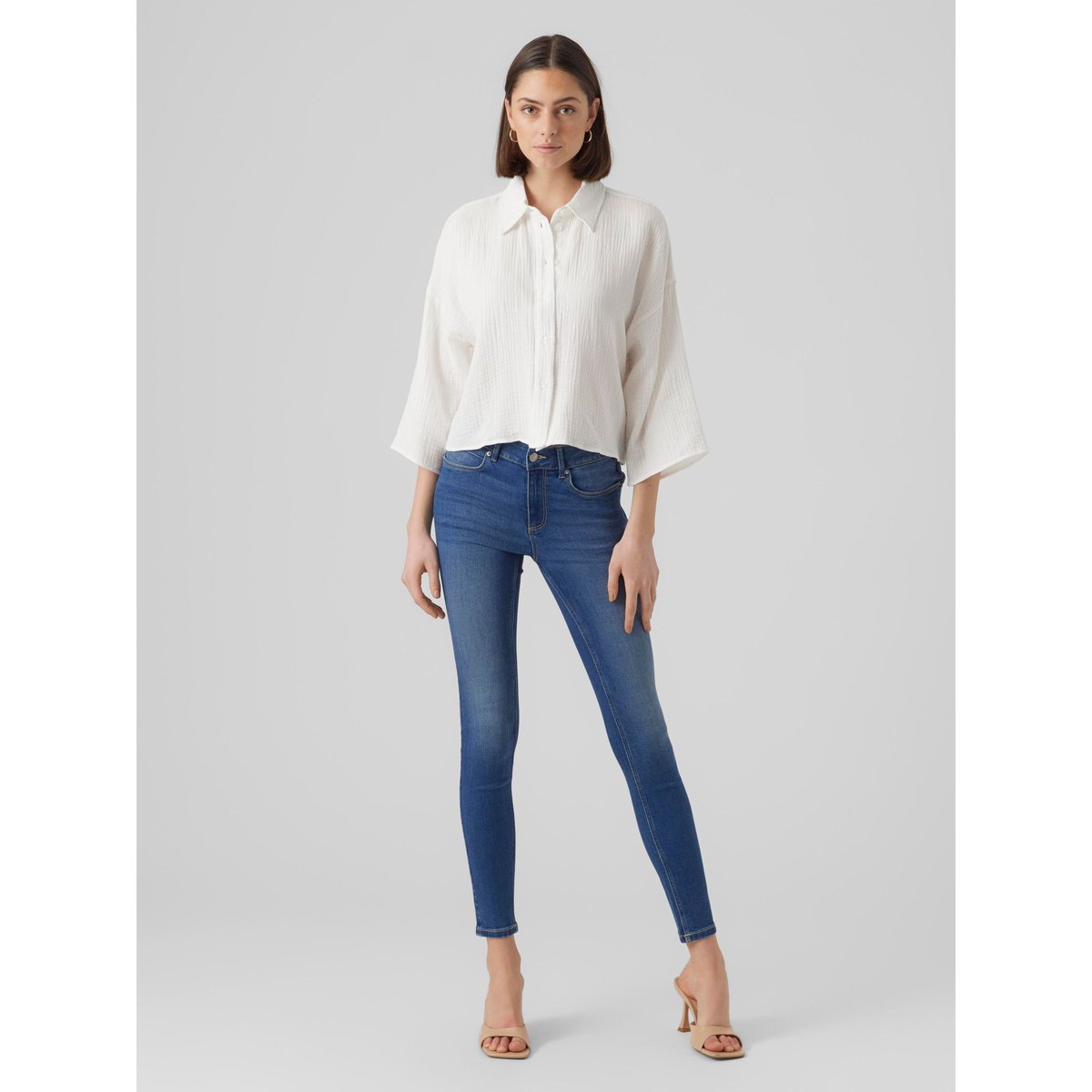 Blouse snow white, VERO MODA