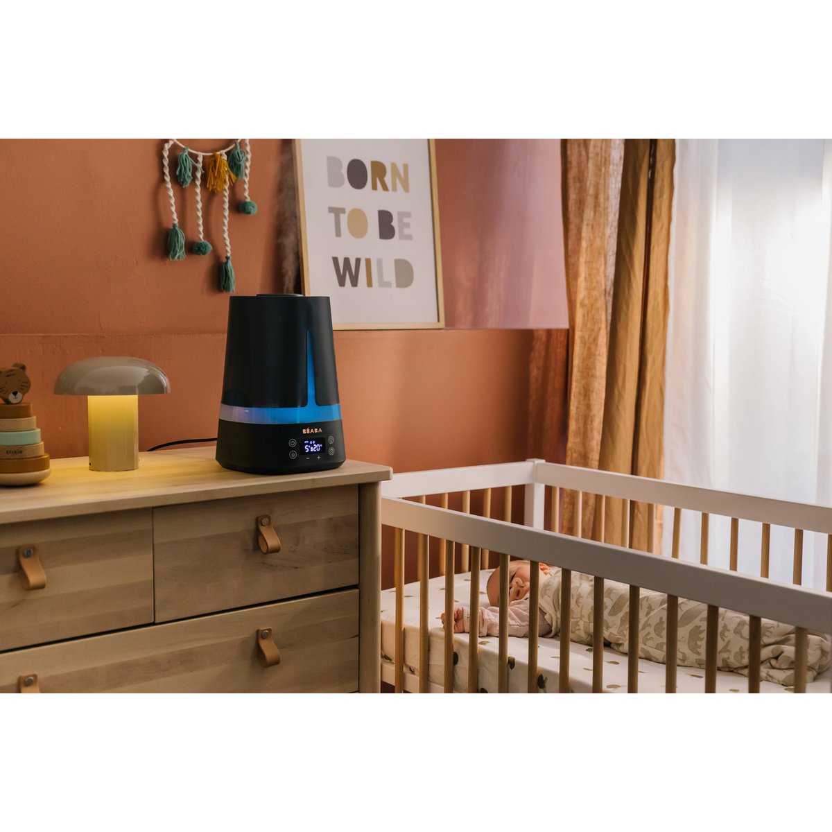 Humidificateur d'air bleu nuit, BEABA