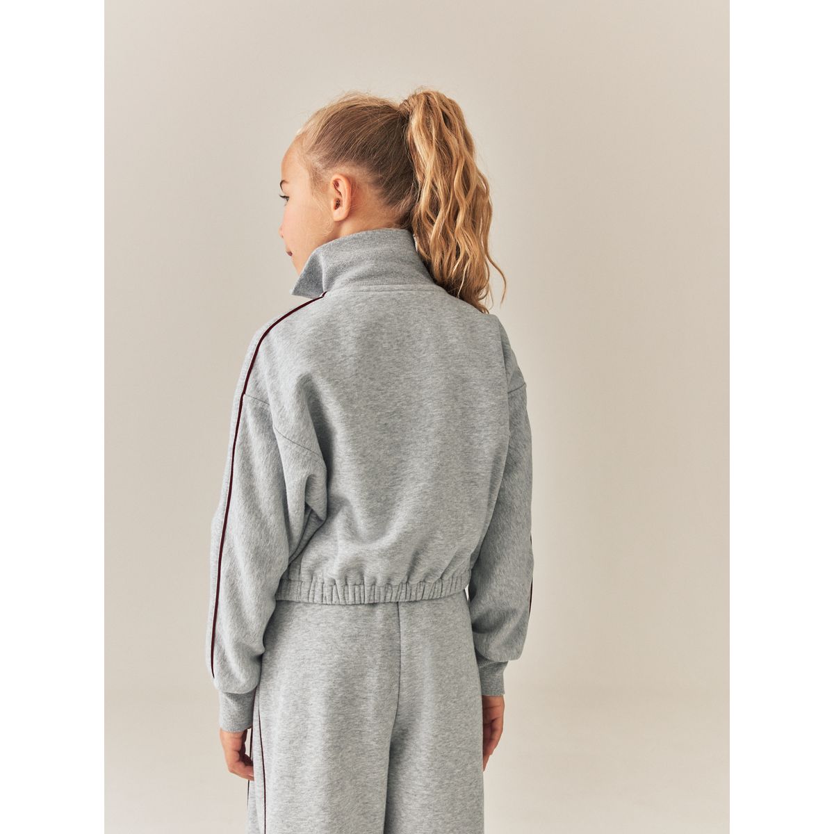 Sweat zippé gris, NEXT