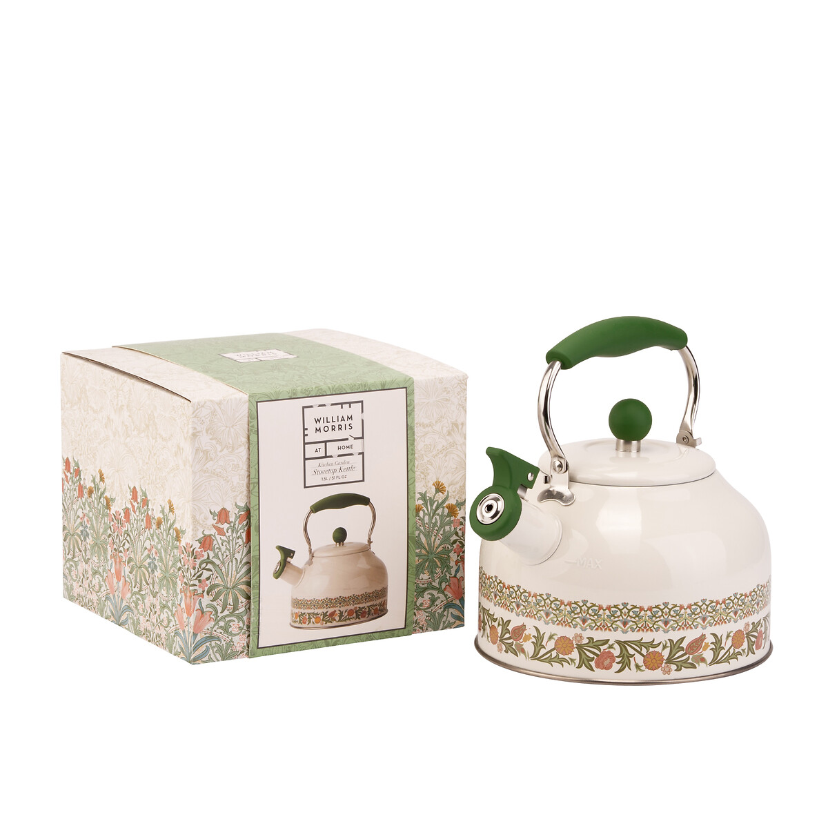 Kitchen Garden Stovetop Kettle multi-coloured, WILLIAM MORRIS AT HOME