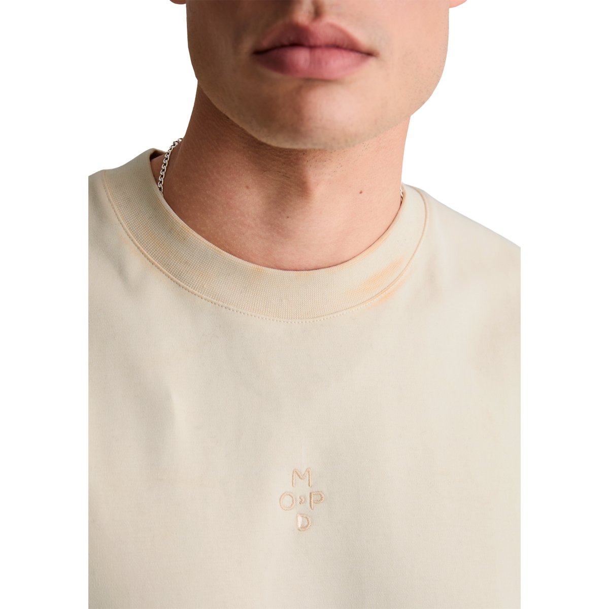 T-shirt ample en jersey de coton bio épais blanc, MARC O’POLO DENIM