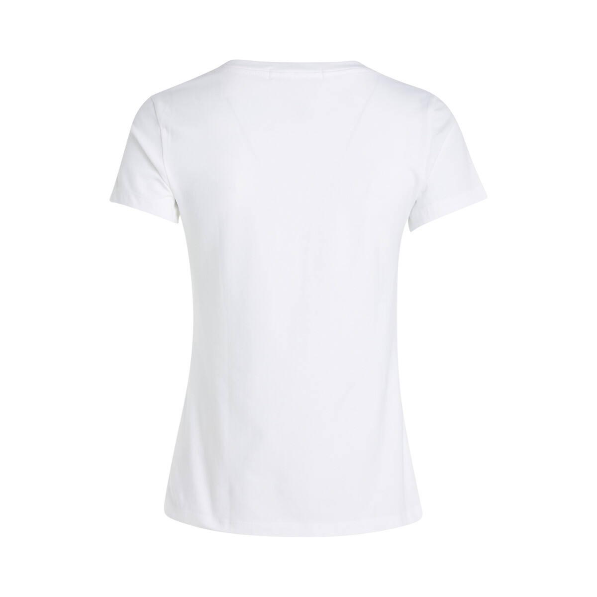 T-shirt scollo a v maniche corte nero , CALVIN KLEIN JEANS