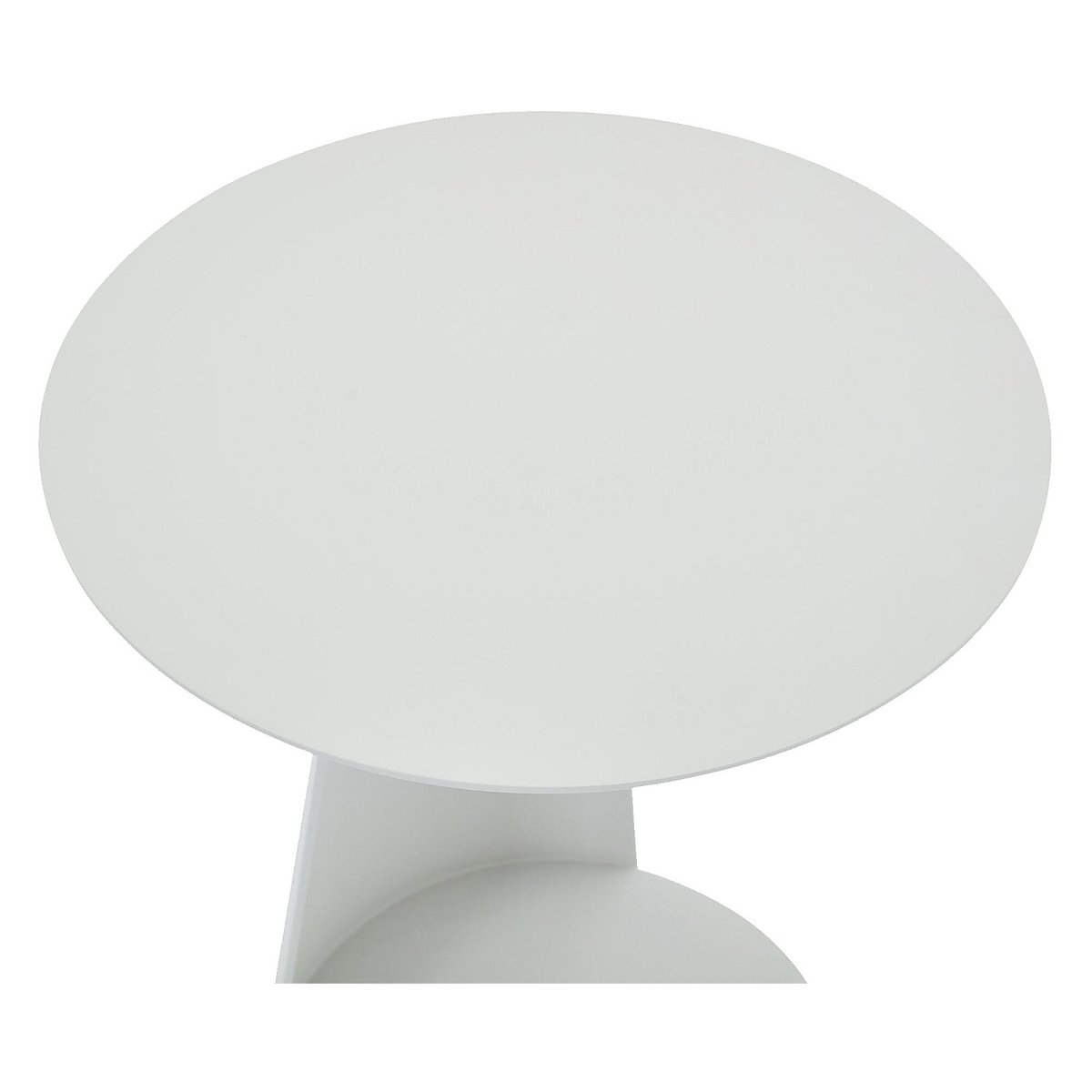 Table basse de jardin métal ITAPERA blanc, HABITAT