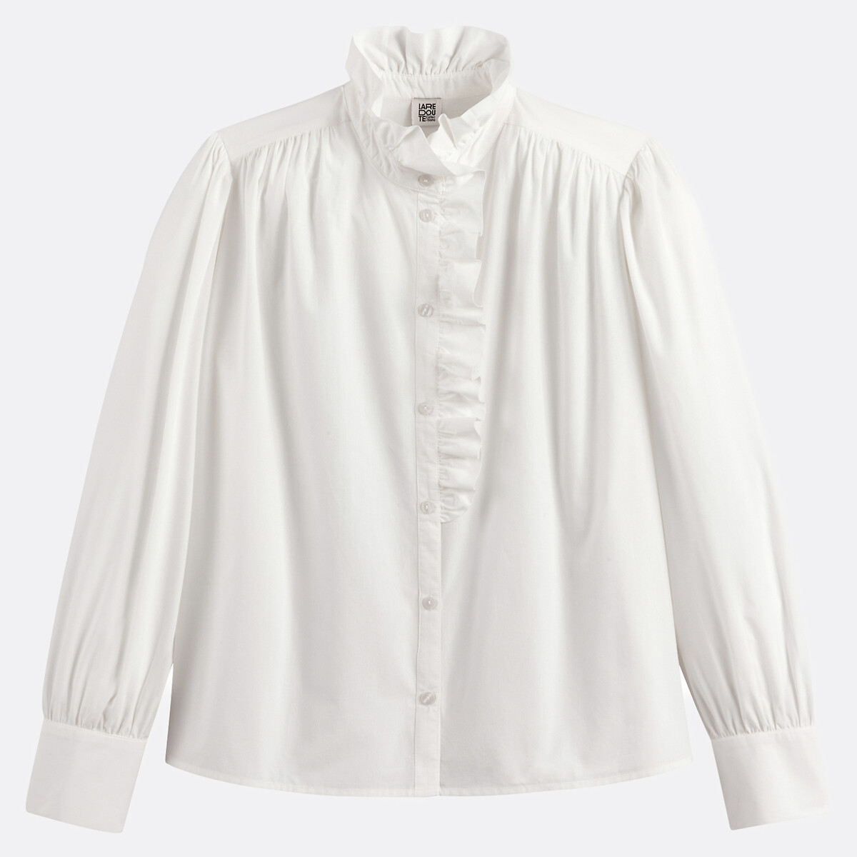 Signatures Charlene Shirt with Victorian Collar white, LA REDOUTE COLLECTIONS