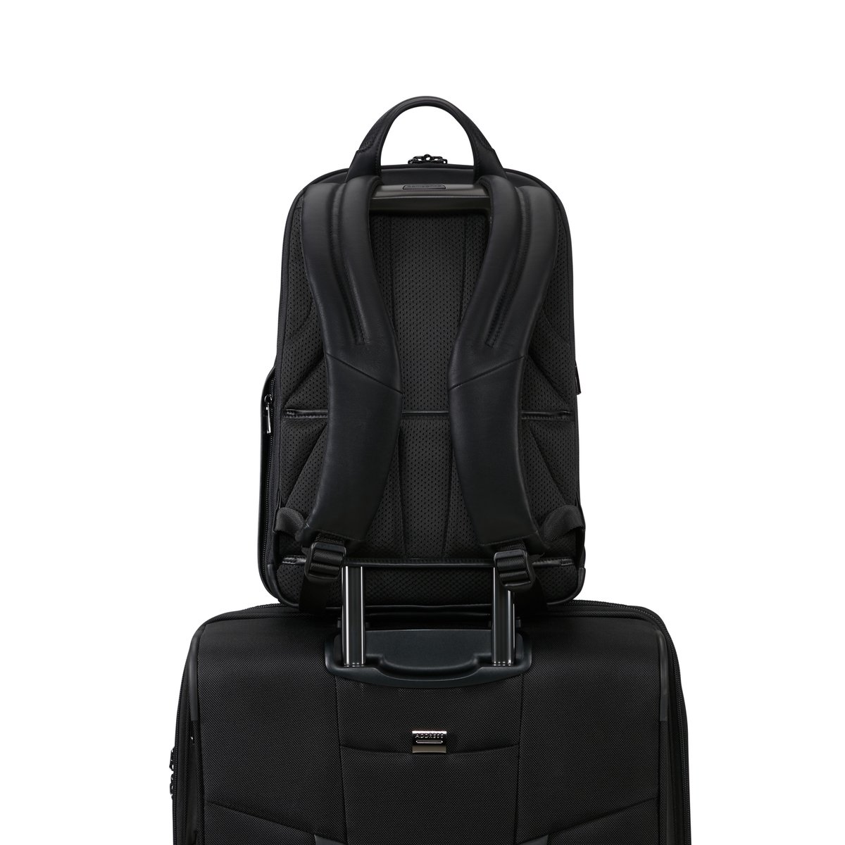 Pro-dlx leather sac à dos ordinateur black, SAMSONITE