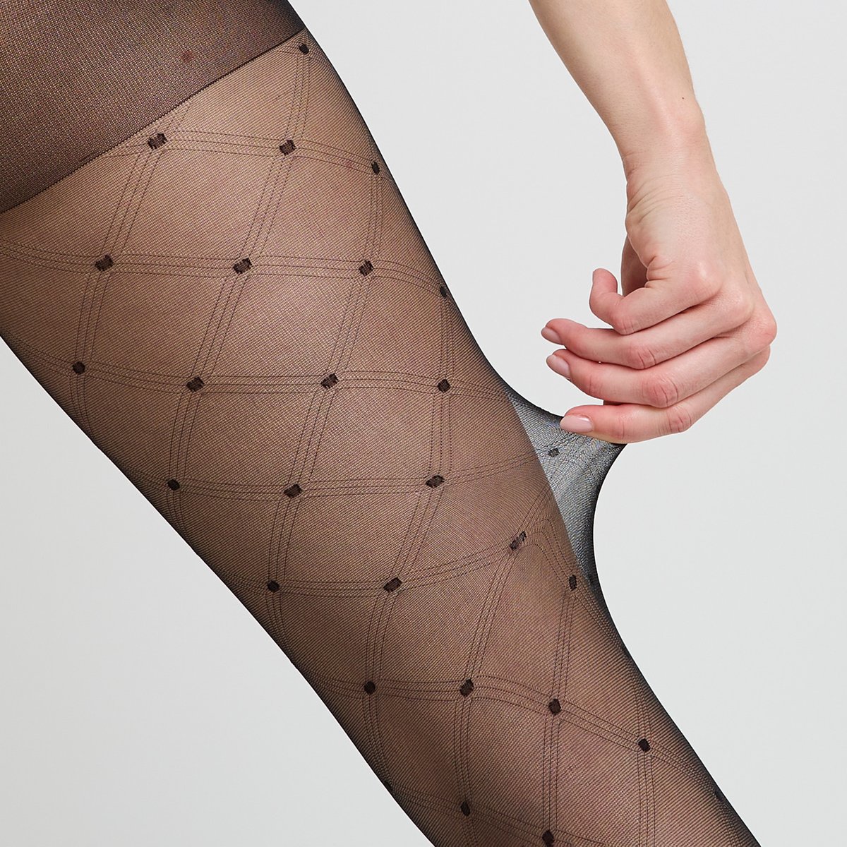 Collants fantaisie MARQUISE noir, ROUGEGORGE LINGERIE