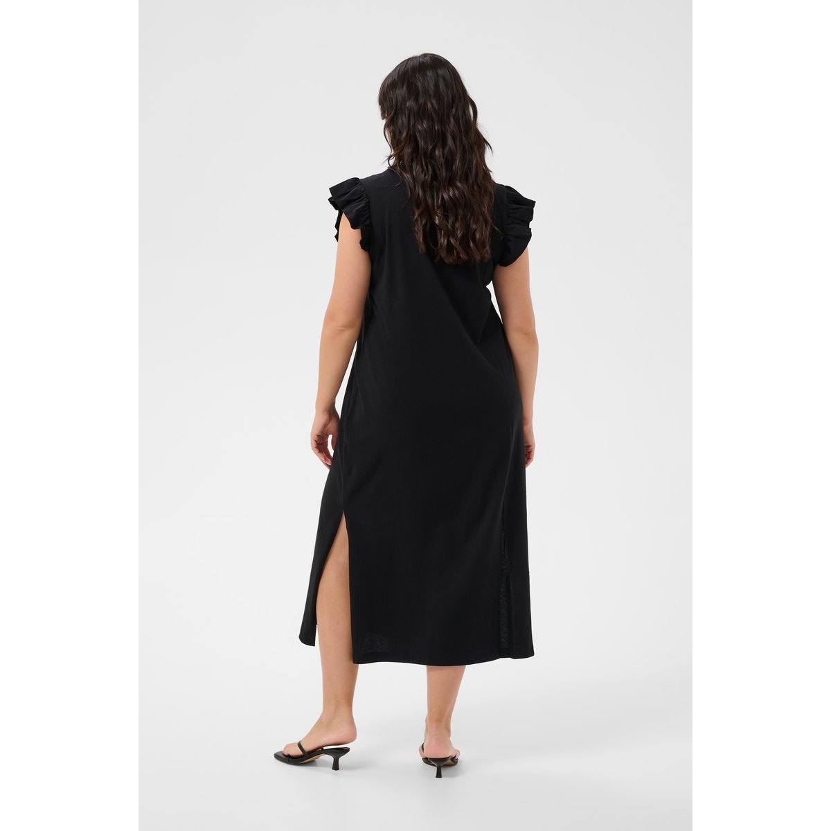 Robe noir black deep, KAFFE CURVE