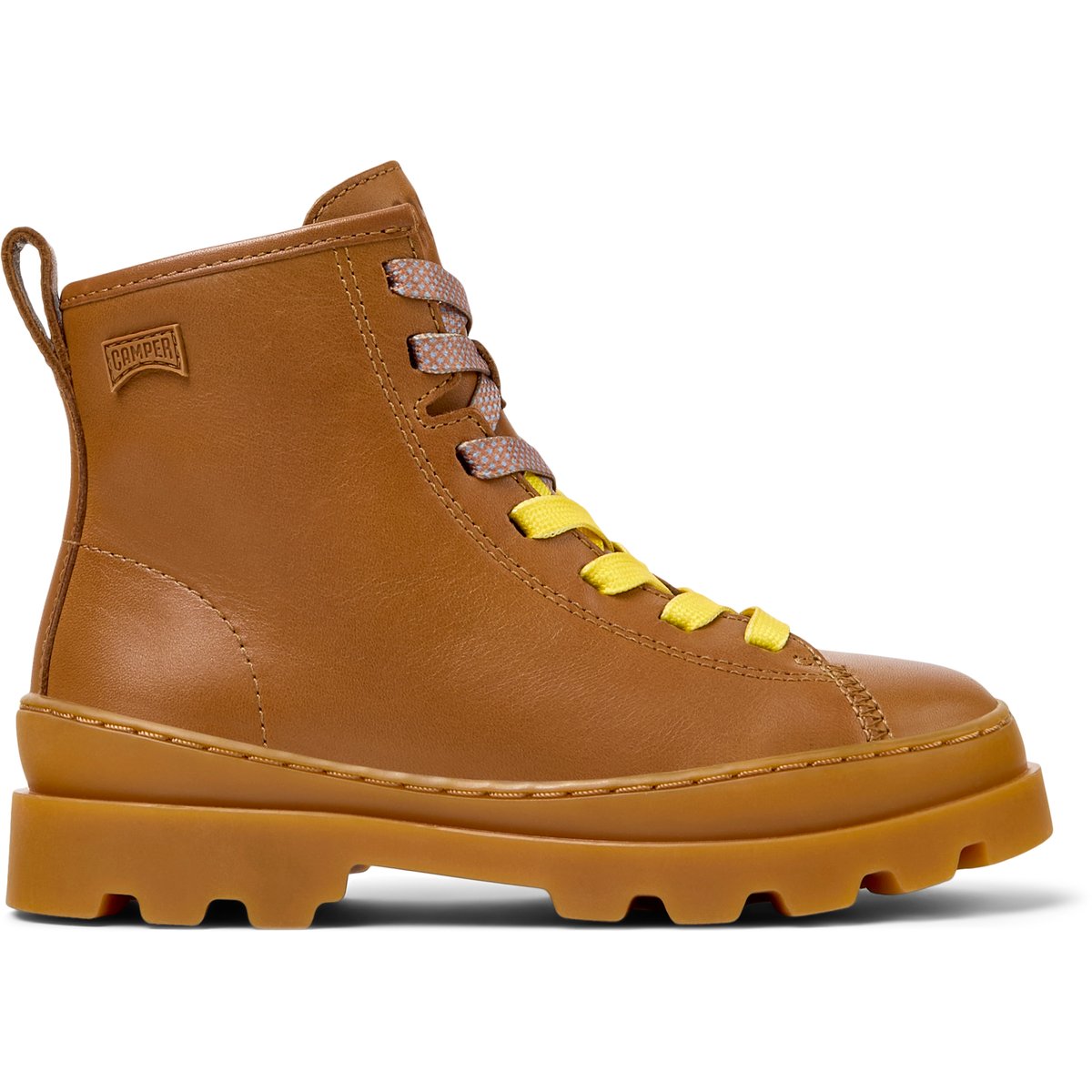Bottines Brutus Smooth Leather gris foncé, CAMPER